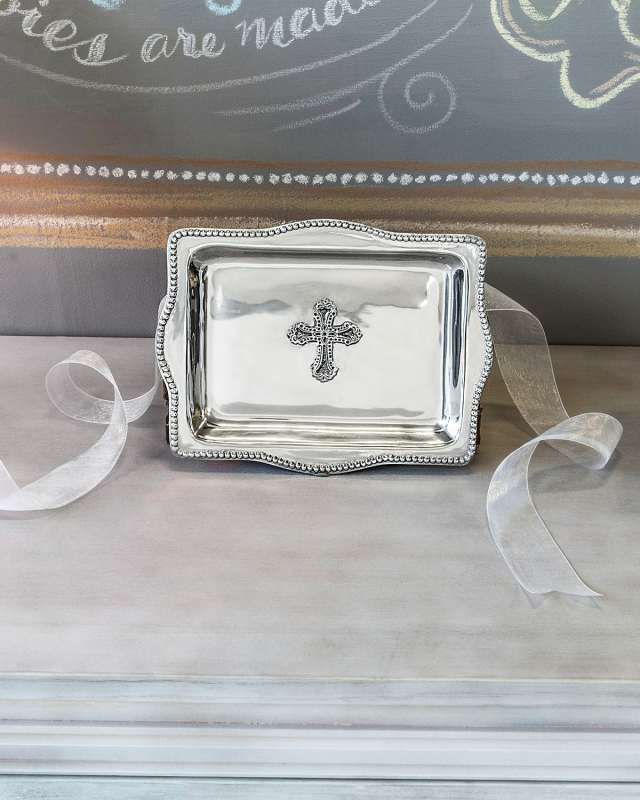 Baby Cross Rectangle Tray